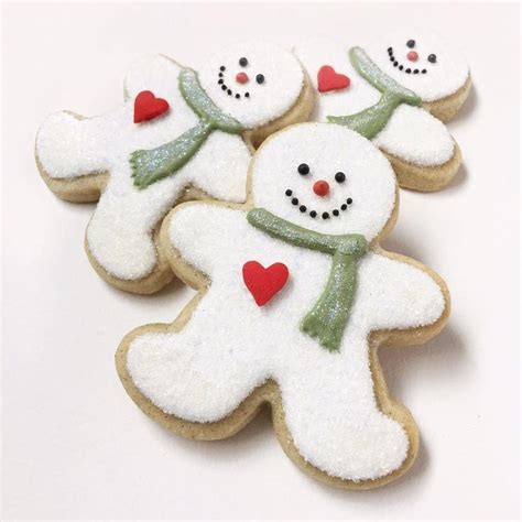 Snowman Gingerbread Cookies IC80UO