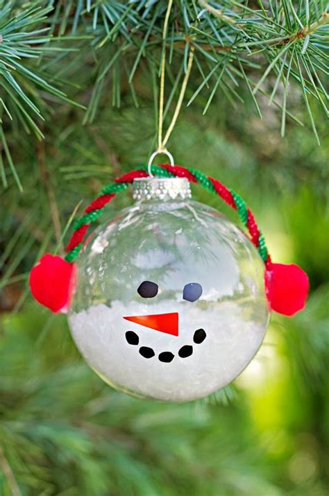 Snowman in glass ball activity for kids #art #artclassforkids …