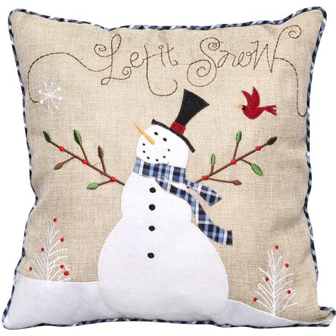 Snowman pillows for christmas. Let It Snow Embroidered Throw Pillow Cover, Holiday Pillows, Neutral Holiday Decor, Christmas Decorating, Fits 18x18 or 20x20 inserts. (1.1k) $11.99. $23.98 (50% off) Sale ends in 8 hours. 