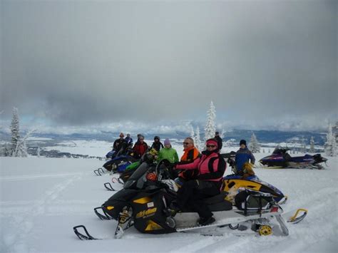 Snowmobiling - McCall Idaho, Let