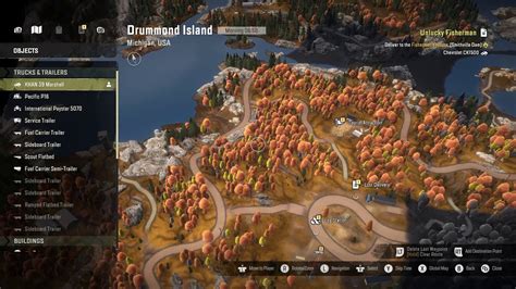 Snowrunner drummond island map. Rewards. 350. 2250. SnowRunner Can't Go To Waste | SnowRunner Interactive Map - Hidden Upgrades, Vehicles, Cargo Depots, Watchtowers, Achievements, Easter Eggs and more! 