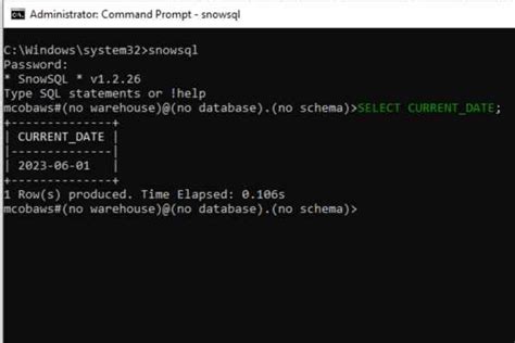 Snowsql test connection.  Oct 3, 2023 · Connection 1.  For more information, see Configuring Sno...
