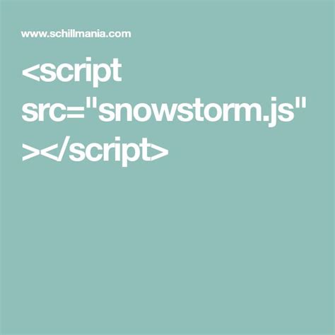 Snowstorm js.  Download and include Snowstorm.  Make development more ...