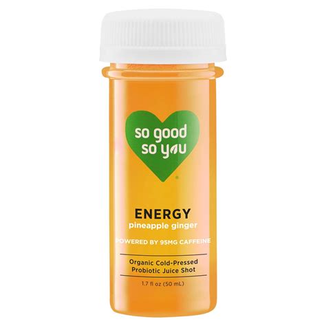 So Good So You 2X Energy Probiotic Shot - Instacart