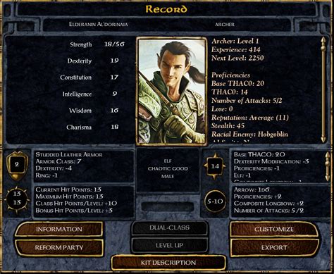 So I decided to play an elven Archer kit... and this happened