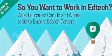 So You Want to Work in Edtech? EdSurge Guides