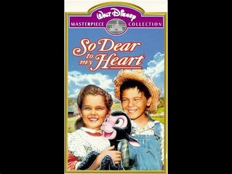 So dear to my heart 1994 vhs. Here's The Order 1. Green FBI Warning Screen 2. Green Private Screen 3. Walt Disney Home Video Logo 4. Coming on Videocassette Bumper 5. Beauty and The Beast... 