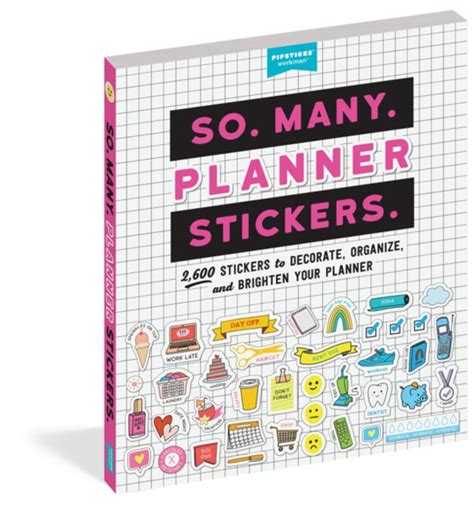 Download So Many Planner Stickers 2600 Stickers To Decorate Organize And Brighten Your Planner By Pipsticksrworkmanr