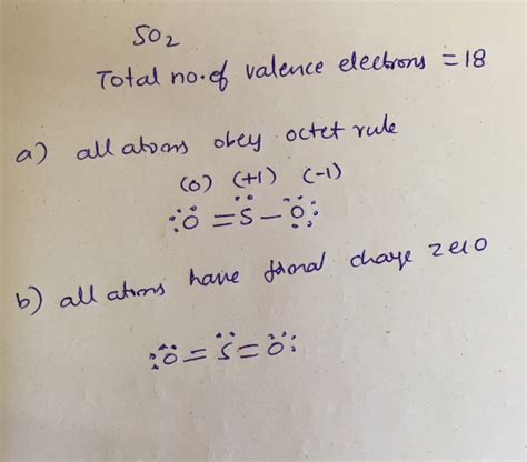 So2 lewis structure octet rule.  When we are done adding valence electrons we check each a...