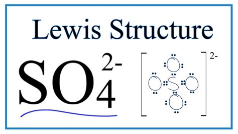 So4 2- lewis structure. Things To Know About So4 2- lewis structure. 