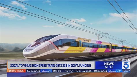 SoCal-to-Vegas bullet train receives $3B grant from feds