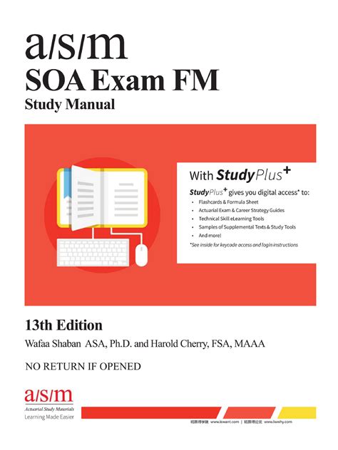 Soa asm study manual for exam fm. - Handbook on company balance sheet and profit loss account with free download.