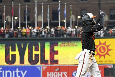Soak it in: Cedric Mullins hits for the cycle in Orioles’ 6-3 win over Pirates