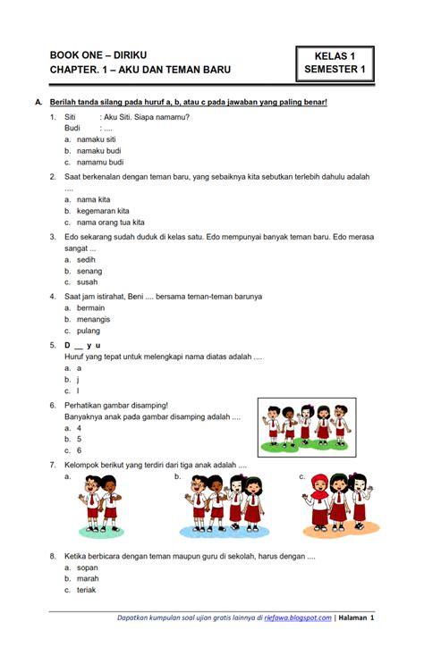 Soal Kelas 5 Tema 4 Subtema 2 dan Kunci Jawaban – …