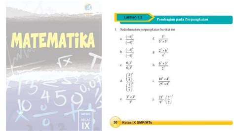 Soal dan kunci jawaban matematika kelas 9 semester 1 halaman 11