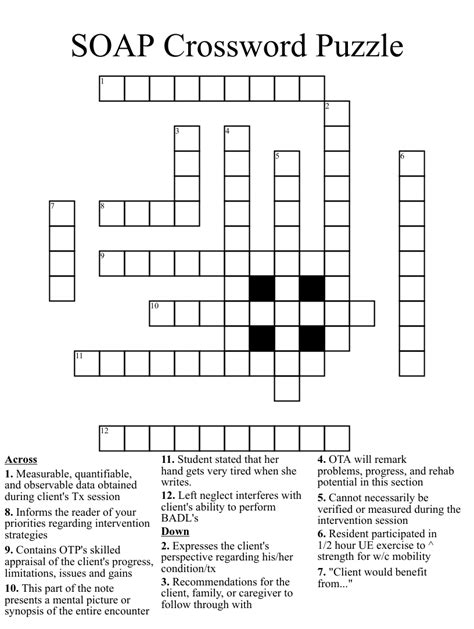 Soap crossword clue 10 letters. Today's crossword puzzle clue is a quick one: ___ soap. We will try to find the right answer to this particular crossword clue. Here are the possible solutions for "___ soap" clue. It was last seen in The New York Times quick crossword. We have 2 possible answers in our database. Sponsored Links. 