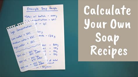 Soap making formula pdf.  Making your own soap is cost effective.  Teachi...
