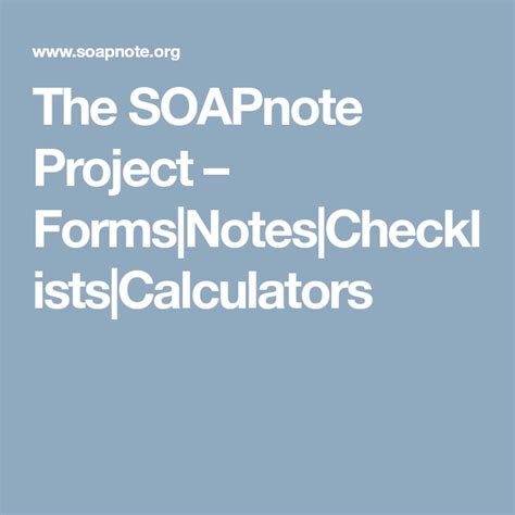 Soapnote project. Things To Know About Soapnote project. 