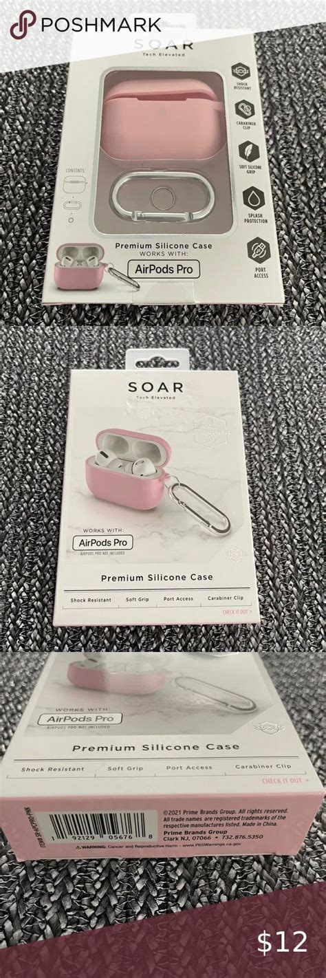 Soar Tech Elevated White Premium AirPods Pro Case New in Box!