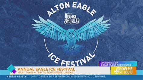 Soar like an eagle and watch them at the Alton Eagle Ice Festival