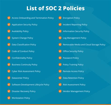 Soc 2 Policy Templates
