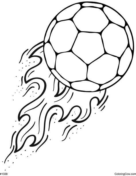 Soccer Ball Coloring Shee