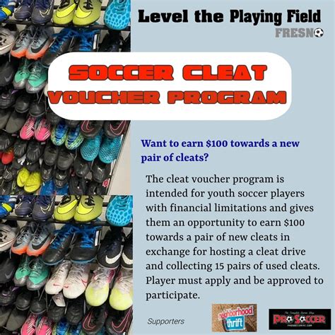 Soccer Cleat Donation Program