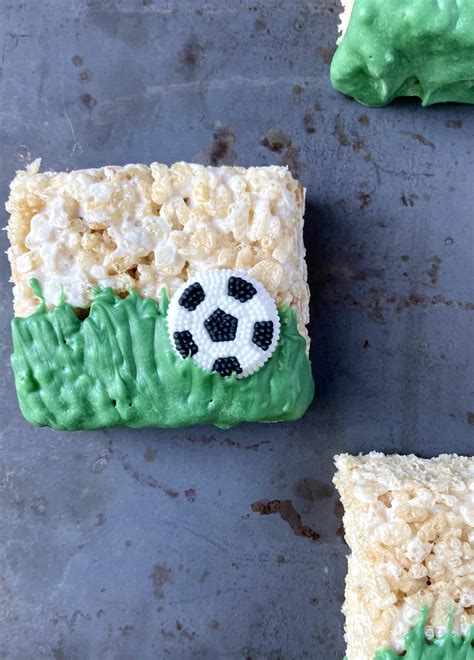 Soccer Rice Krispie Treats