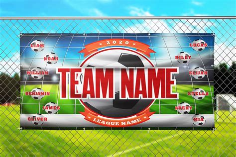 Soccer Team Banner Template