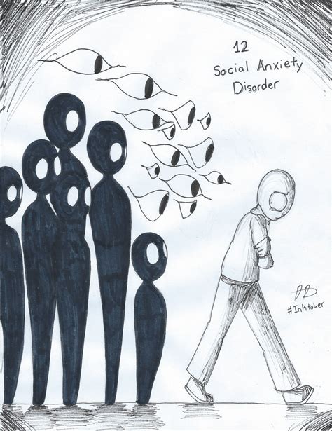 Social Anxiety Drawing