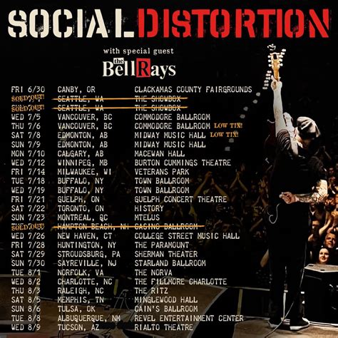 Social Distortion add dates to Summer 2024 tour, prep new album …