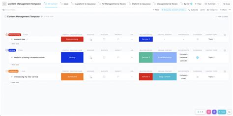 Social Media Advanced Template by ClickUp™