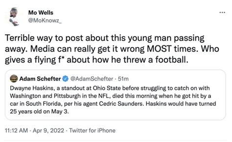 Social Media Blasts Adam Schefter For His Insensitive Report On Dwayne