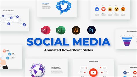 Social Media Marketing PowerPoint Presentation Template Graphue