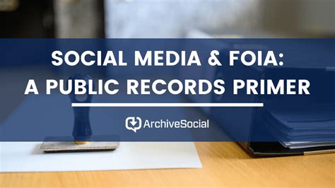 Social Media Public Records & FOIA - Everything you Need to …