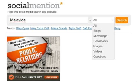 Social Mention Tutorial for Monitoring and Tracking