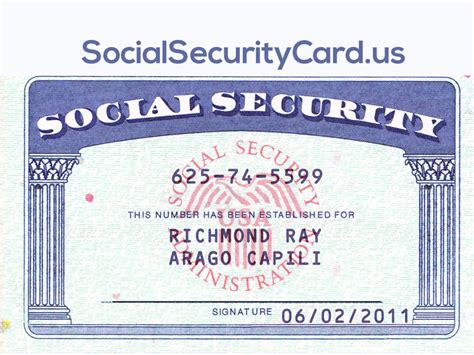 Social Security Card Font Generator [SSN PSD] by ssntemplate on DeviantArt