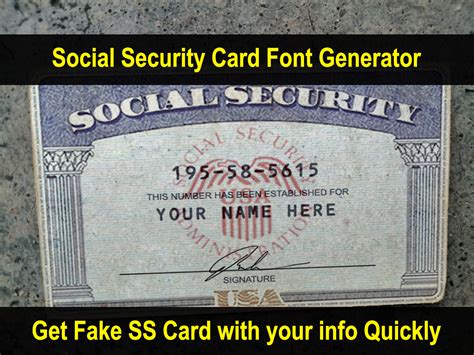 Social Security Card Font Type And Size / Security Logo Symbol Design