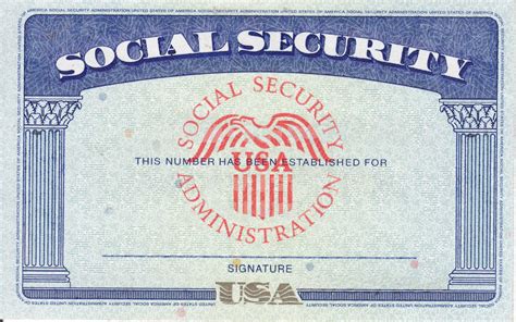 Social Security Card PSD Template Driver license PSD