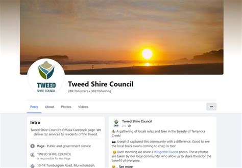 Social media Tweed Shire Council