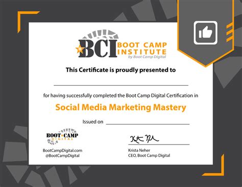 Social media marketing certification. Learn about the benefits, costs, and time of seven industry-recognized social media marketing certifications from well-known brands and platforms. Follow the steps to choose and complete the best … 