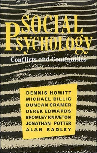 Social psychology conflicts and continuities an introductory textbook. - Borland c insider wiley insiders guides series.