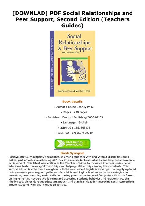 Social relationships and peer support second edition teachersguides. - Manual de los seres fantasticos manuales magicos.