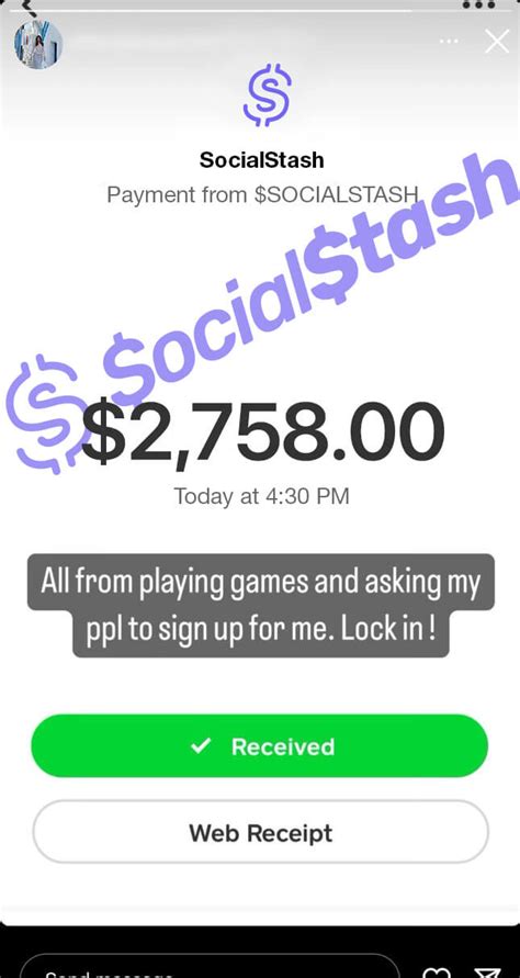Social stash. Create an account. SocialStash is the direct way to transform your social media presence into cash. Our remarkable $20+ million in payouts to 500k members sets the stage for regular users to turn social connections into real money. Get paid for everyday activities, anytime, anywhere. 