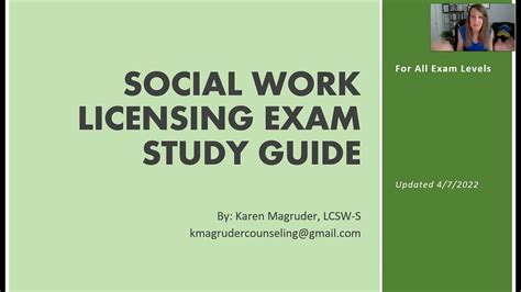 Social work licensing exam study guide ohio. - Que se passe-t-il après la mort?.