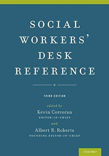 Social workers desk reference 3rd edition. - Jim crow guide to the u s a.