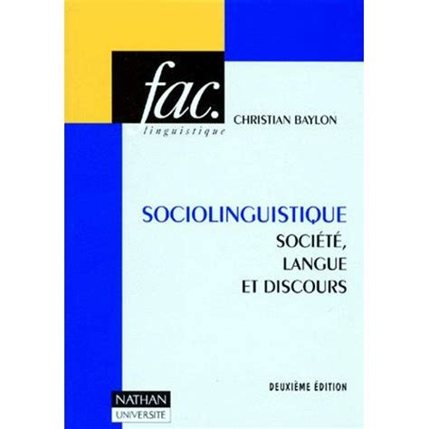 Sociolinguistique 2 édition societe langue et discours. - Skoda fabia manual 1 4 2003.