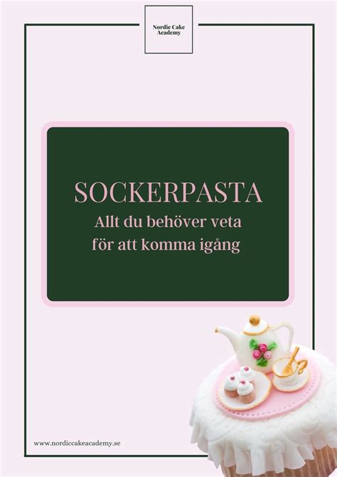 Sockerpasta - Allt du beh&ouml;ver veta f&ouml;r att komma ig&aring;ng
