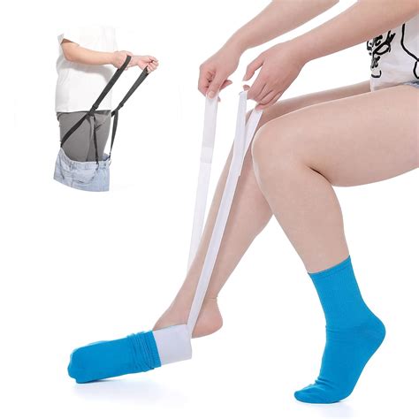 Socks Auxiliary Tool,Flexible Sock&Stocking Aid Kit,for Elderly ...