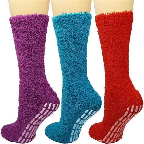Socks with grips. HCS Hospital Socks, Universal (6 Pairs) - Unique All Around Tread - Non Slip Socks for Elderly, Fall Risk Patient Slippers - Non Skid Socks for Seniors - Hospital Socks with Grips for Women, Men. 81. 100+ bought in past month. $1999 ($3.33/Count) $17.99 with Subscribe & Save discount. FREE delivery Tue, Mar 12 on $35 of items shipped by … 